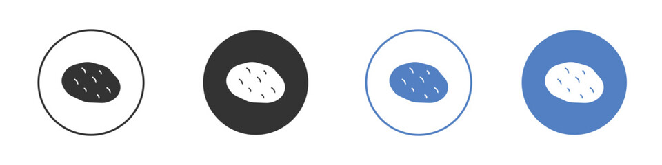 Potato icon vector. Logo Template illustration design