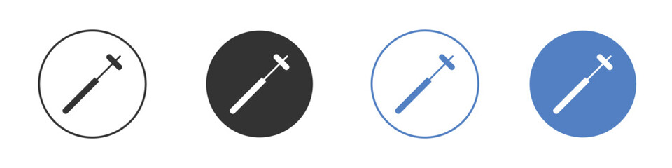 reflex hammer icon vector. Logo Template illustration design