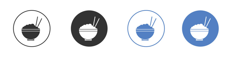 Rise Bowl icon vector. Logo Template illustration design