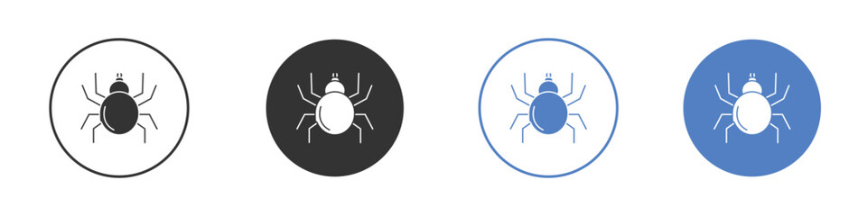 Spider icon vector. Logo Template illustration design