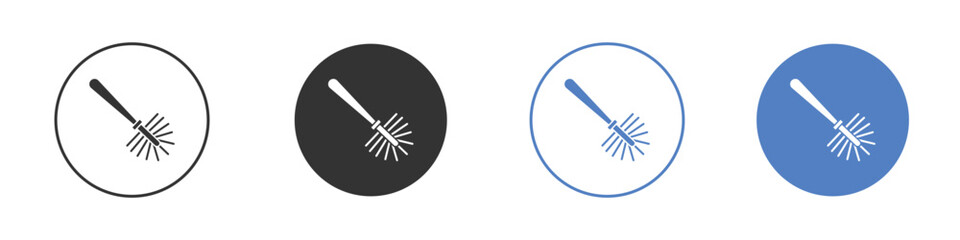 Toilet brush icon vector. Logo Template illustration design