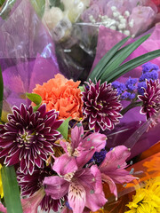 bouquet of flowers closeup