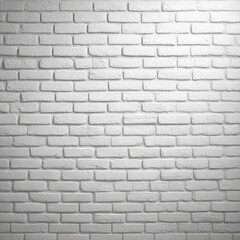 Obraz premium The textured white brick wall presents a minimalist yet strong design, creating a versatile backdrop