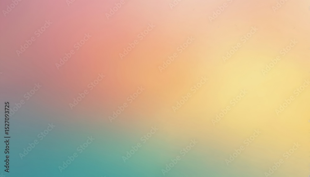 Wall mural abstract gradient background with blurred colors. smooth color transitions of soft pastel shades. ar