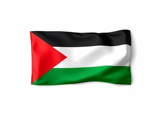 Obraz premium Palestinian Flag Symbol of Palestine, National Flag, Waving Flag Image