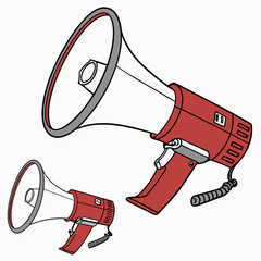 megaphone icon vector illustration