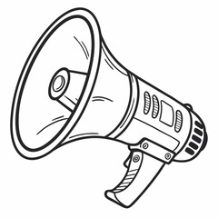 megaphone icon vector illustration