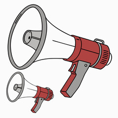 set of megaphone