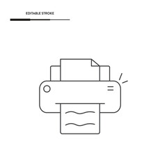 Printer Icon Vector Design.