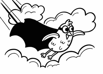 fried chicken doodle