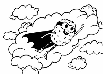 fried chicken doodle