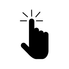 Obraz premium hand pointer icon
