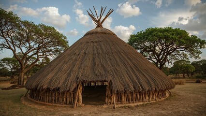 traditional ukrainian house, generative Ai