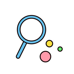 スーパーボールすくいのアイコンイラスト