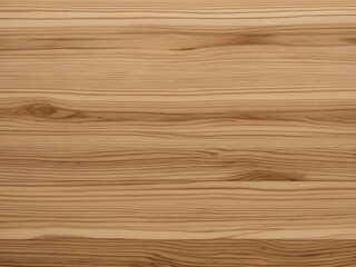Fototapeta premium A close-up view of a natural wooden surface, showcasing its distinct grain patterns and warm, earthy tones, ideal for backgrounds.