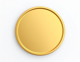 Gold Coins Stack white background