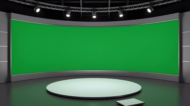 empty cinema projector screen