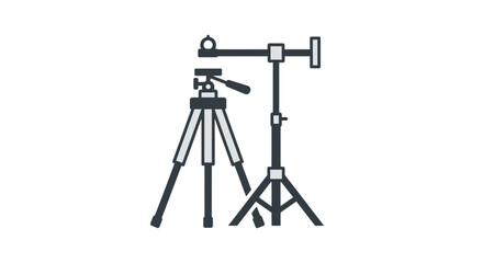 Professional Photography Tripod and Stand Setup