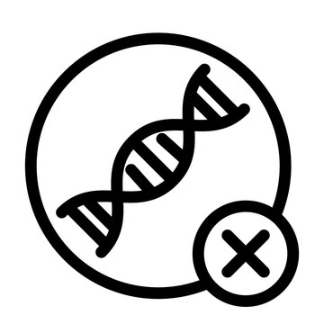 non gmo icon genome circle cross dna organic natural