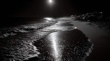 Scene is serene and peaceful