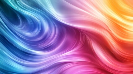 Obraz premium Abstract colorful swirls and waves background.