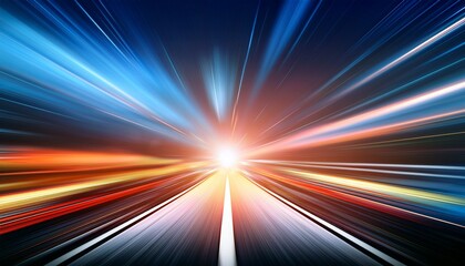 speed of light and graphic illustration