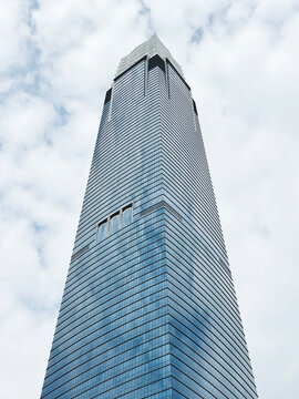 Kuala Lumpur Malaysia - June 2025. Low angle shot of The Exchange 106 known as Tun Razak Exchange TRX .