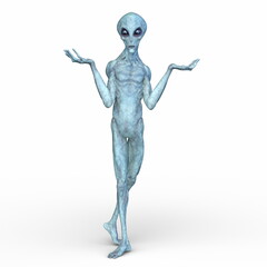 エイリアン　3DCGレンダリング