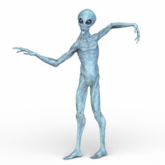 エイリアン　3DCGレンダリング
