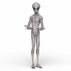 エイリアン　3DCGレンダリング