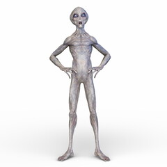 エイリアン　3DCGレンダリング