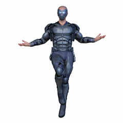 サイバーマン　3DCGレンダリング
