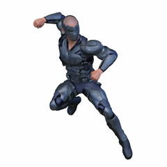 サイバーマン　3DCGレンダリング