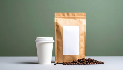 Simple Coffee Packaging Display