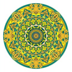 mandala round ornament