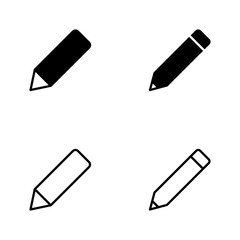 Pencil icon vector. pen sign and symbol. edit icon vector