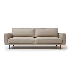 Fototapeta premium Modern sofa, isolated on white background