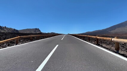 A Scenic Road Journey Through Breathtakingly Lush Landscapes and Unique Lava Fields