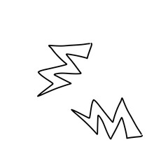 雷マーク（手書き風）