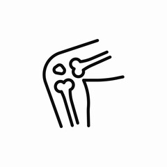 leg bones icon sign vector