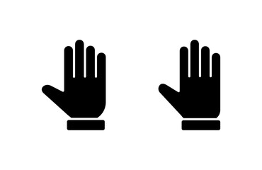 Hand icon vector illustration. hand sign and symbol. hand gesture