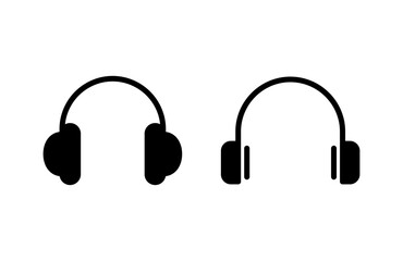 Headphone icon vector illustration. Headphone sign and symbol