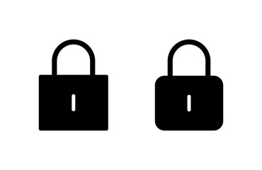 Lock icon vector illustration. Padlock sign and symbol. Encryption icon. Security symbol