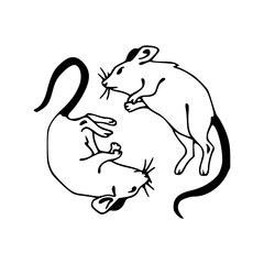 sweet dreams : little mice drawing