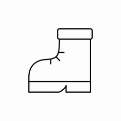 forest boots icon sign vector