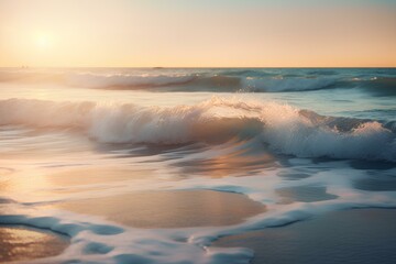 Fototapeta premium sunset on the beach