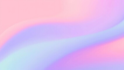 Pastel Dream Abstract Holographic Background with Soft, Flowing Colors