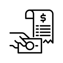Bill Pay line icon