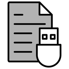 Fototapeta premium イラストアイコン素材：ファイル関係