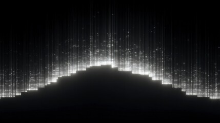 Abstract Glitch Background  Dark Pixel Art  Cinematic Lighting   High Contrast Image